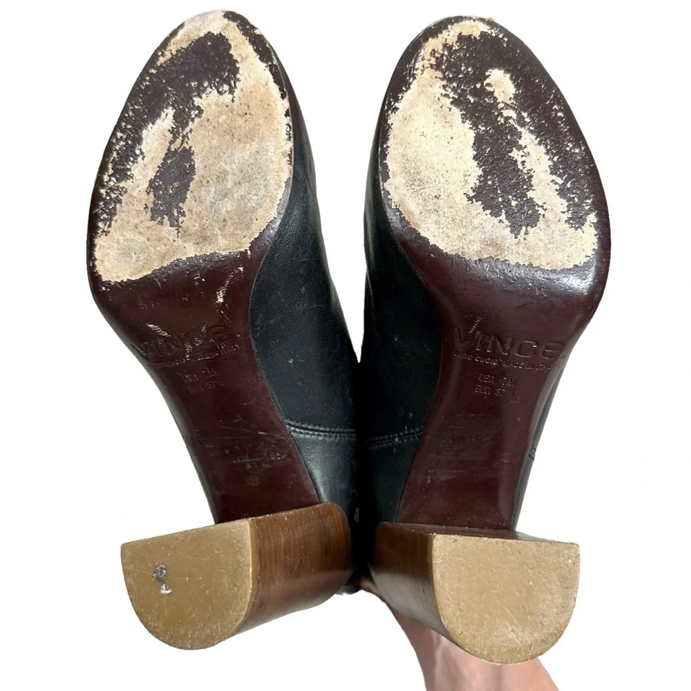 Vince Chase Slouch Leather Booties